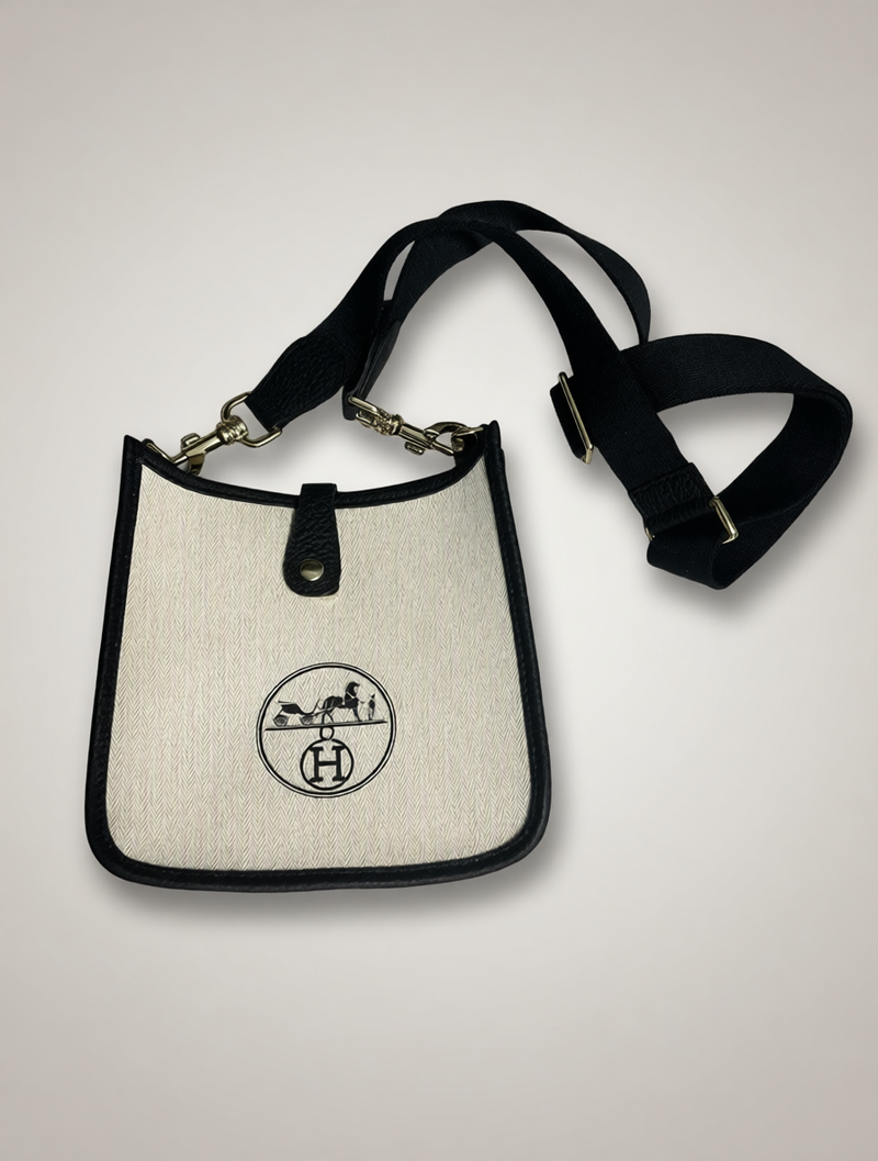 Upcycled Hermès Dust Bag Crossbody Bag
