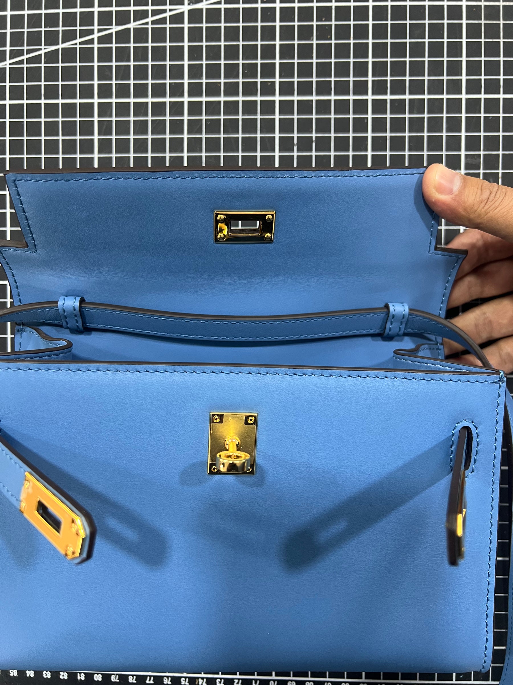 Reimagined Kelly-Style Leather Bag · Convertible Shoulder Carry · Handmade